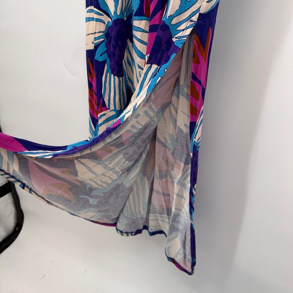 SOFT SURROUNDINGS Serena Jersey Maxi Long Sleeve Resort Dress // M - Picture 6 of 10